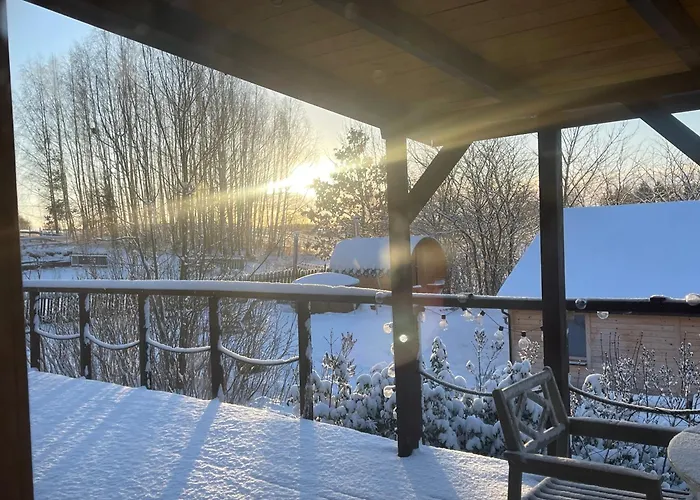 Дом отдыха Zurawi Klangor Dom Z Sauna I Jacuzzi Ramsowo