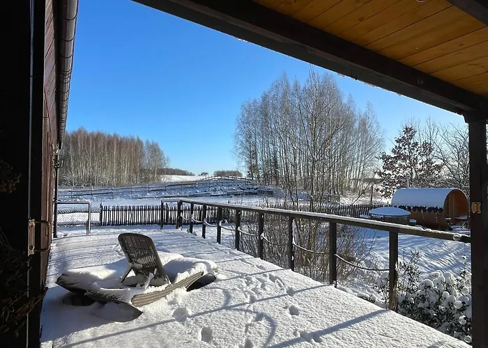 Дом отдыха Zurawi Klangor Dom Z Sauna I Jacuzzi *